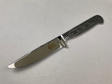 Bayrische Nickerklinge 90 mm Flachangel mit verziertem Rücken